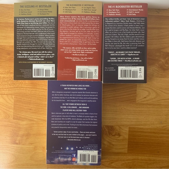 James Patterson Book bundle 4 books - Picture 3 of 8